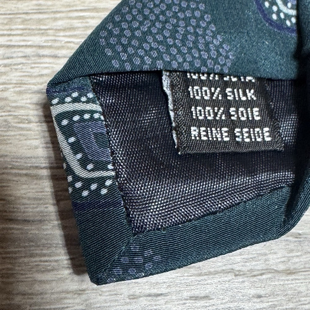 Robert Stewart Handmade Luxury 100% Silk Neck Tie‎ for Men 60" L 3.5" W - Picture 4 of 8